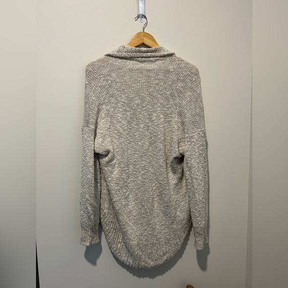 ARITZIA Babaton Linen Blend Cream Color Cocoon Open Front Sweater Size Xsmall - Picture 6 of 6